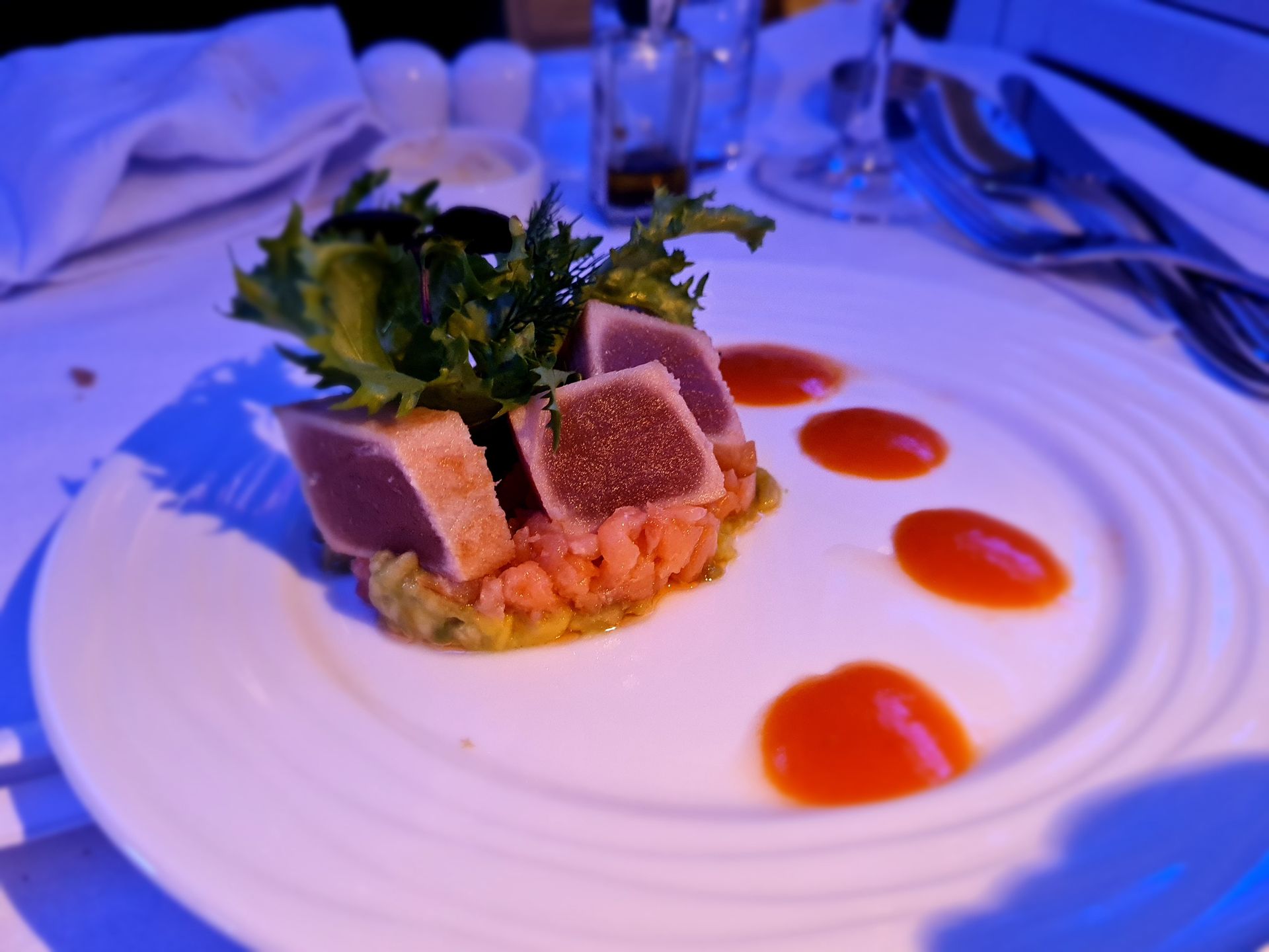Klasa biznes w Emirates to niezła podniebna restauracja