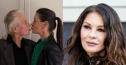 Catherine Zeta-Jones prezentuje całuśne zdjęcie ze starszym aż o ĆWIERĆ WIEKU mężem. Słodka z nich para? (FOTO)