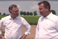 Andrzej Duda odwiedził Bardowskich. Spotkanie zrelacjonowały "Wiadomości"