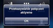 "Przekazywanie połączeń aktywne" - usuwamy komunikat na iOS 4.X