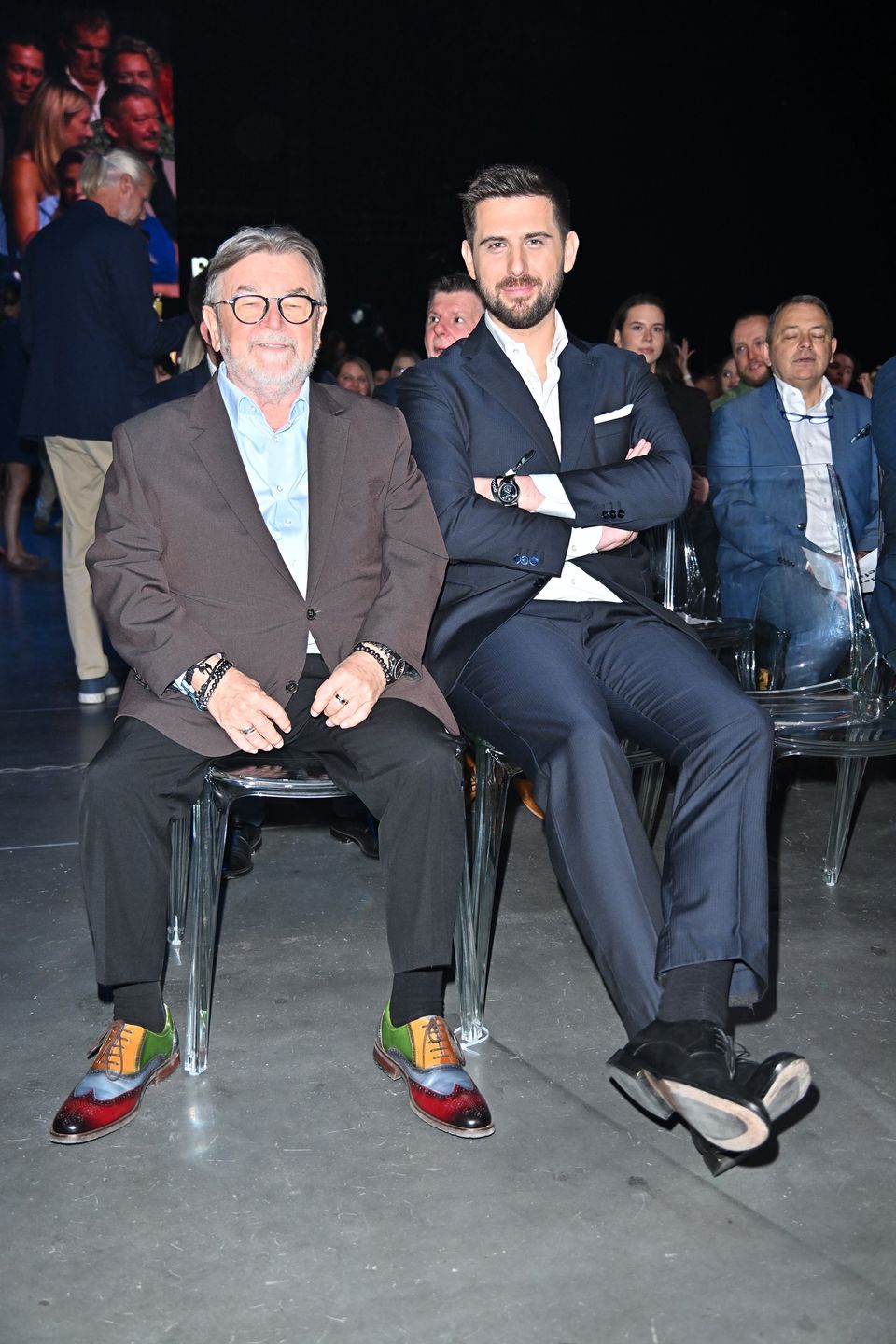 Edward Miszczak i Piotr Żak z Polsatu