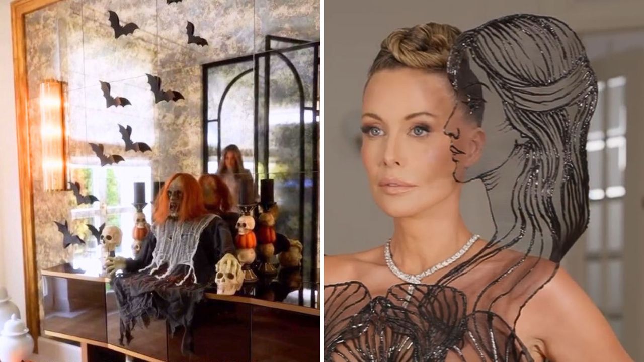 Małgorzata Rozenek udekorowała dom na Halloween 
