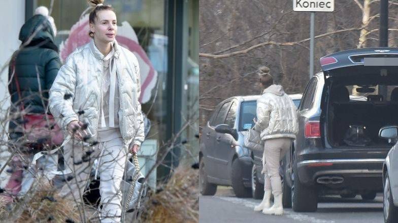 Izabela Janachowska mknie do kliniki stomatologii estetycznej 