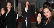 Elegancka Angelina Jolie rozdaje autografy w Londynie