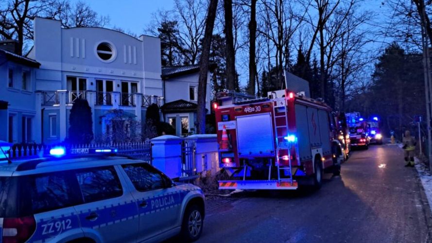 Zdjęcie z miejsca zdarzenia