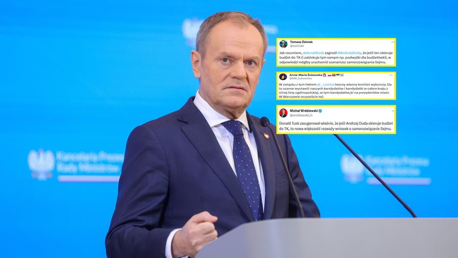 "Zagroził Dudzie". Fala komentarzy po zapowiedzi Tuska