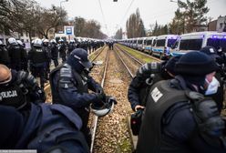 Sylwester przed domem Jarosława Kaczyńskiego