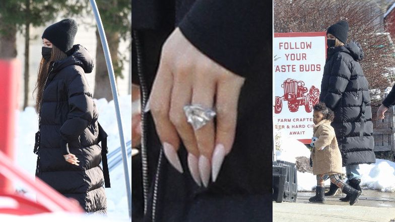 Khloe Kardashian ZARĘCZYŁA SIĘ z Tristanem Thompsonem?! Na jej palcu pojawił się OGROMNY pierścionek (ZDJĘCIA)