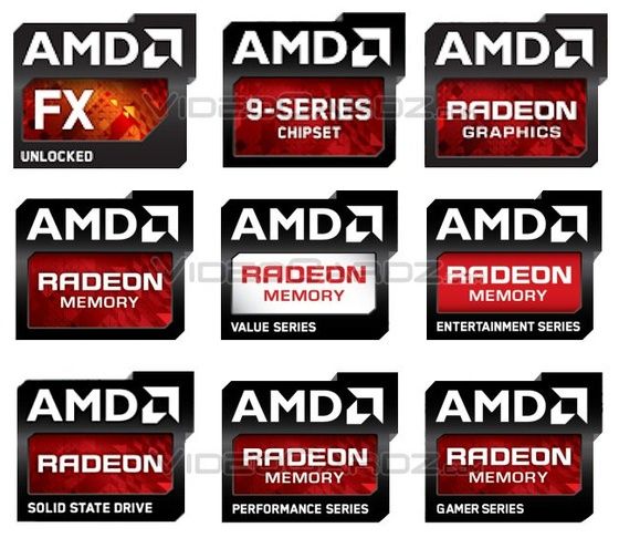 AMD nowy logotyp wzór