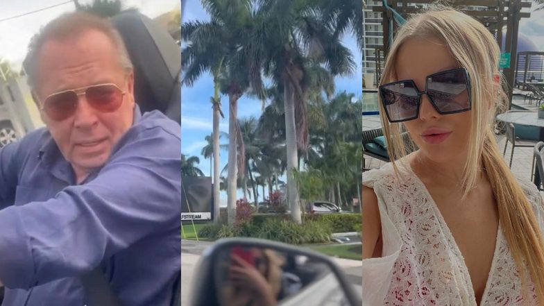 "Macocha" Andziaks, Julia Kuśmierek,  relacjonuje wakacje ze starszym o 40 lat Wojtkiem Kurowskim: "MIAMI baby"
