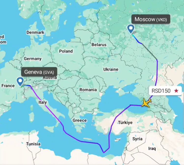 Jak leciał rosyjski samolot?