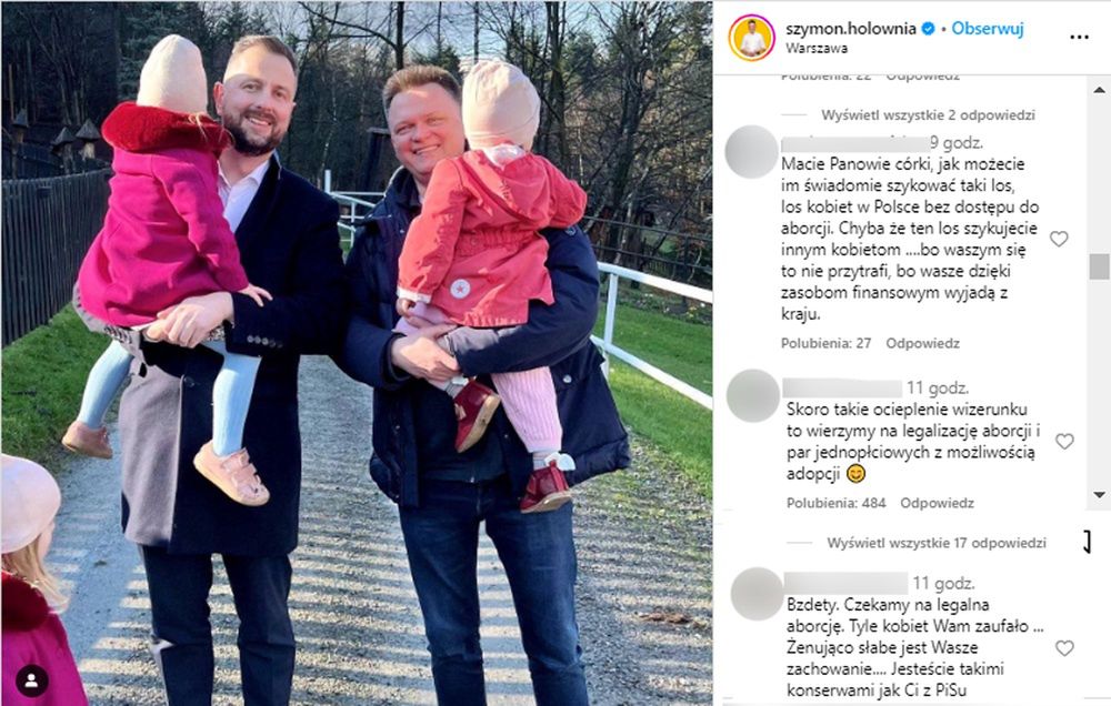 Internauci krytykują Szymona Hołownię