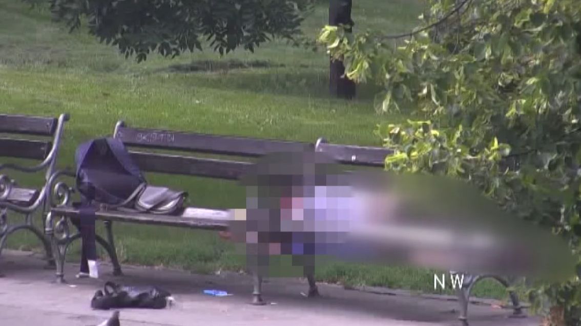 Praga. Para uprawiała seks w publicznym parku 