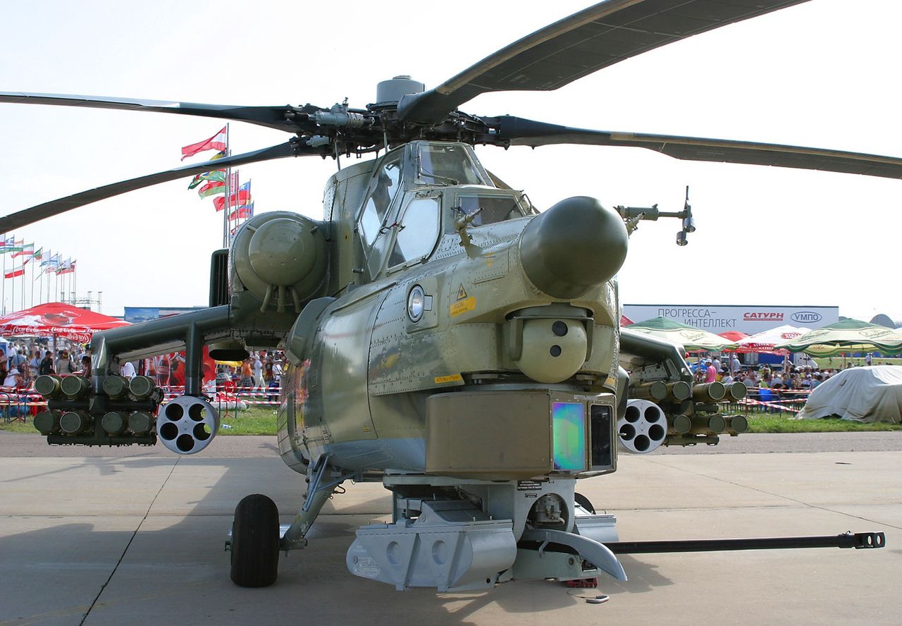Export version of Mi-28 - Mi-28NE helicopter