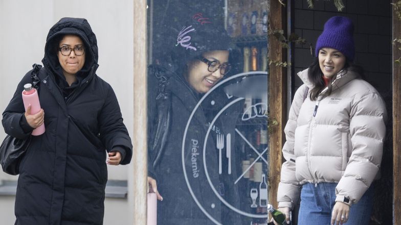 Patricia Kazadi i Paulina Krupińska w obiektywie paparazzi