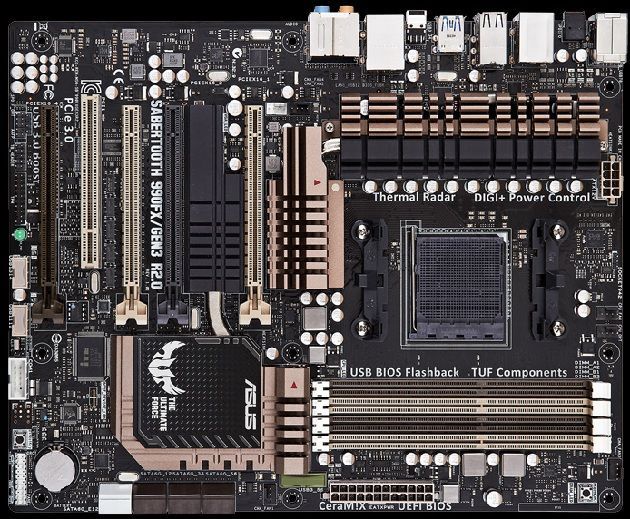 ASUS 990FX Sabertooth Gen3 R2.0. płyta gł&oacute;wna zdjęcie