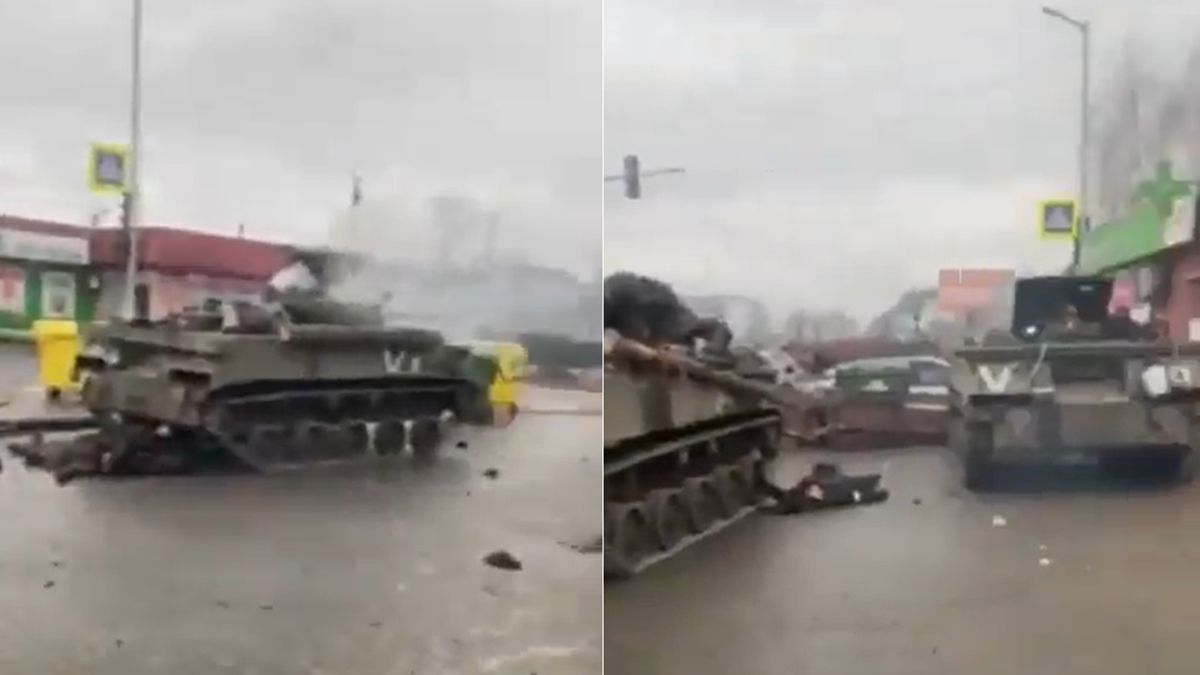 Tak w 2020 roku wyglądało cmentarzysko rosyjskich czołgów