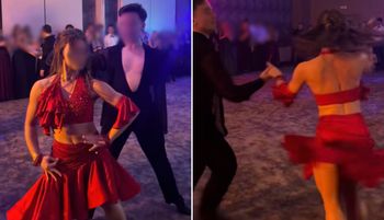 Aż rozległa się wielka wrzawa. Nagranie ze studniówki zapiera dech