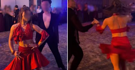 Aż rozległa się wielka wrzawa. Nagranie ze studniówki zapiera dech