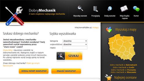 Dobrymechanik pomoże Wam znaleźć... dobrego mechanika 1
