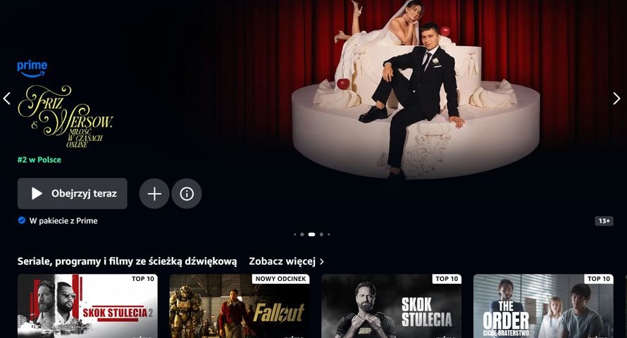 Noworoczna promocja Play. Amazon Prime Video w prezencie
