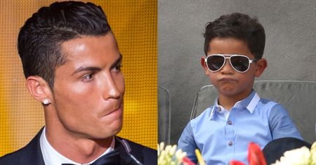 Jaki ojciec taki syn. Cristiano Junior już robi furorę