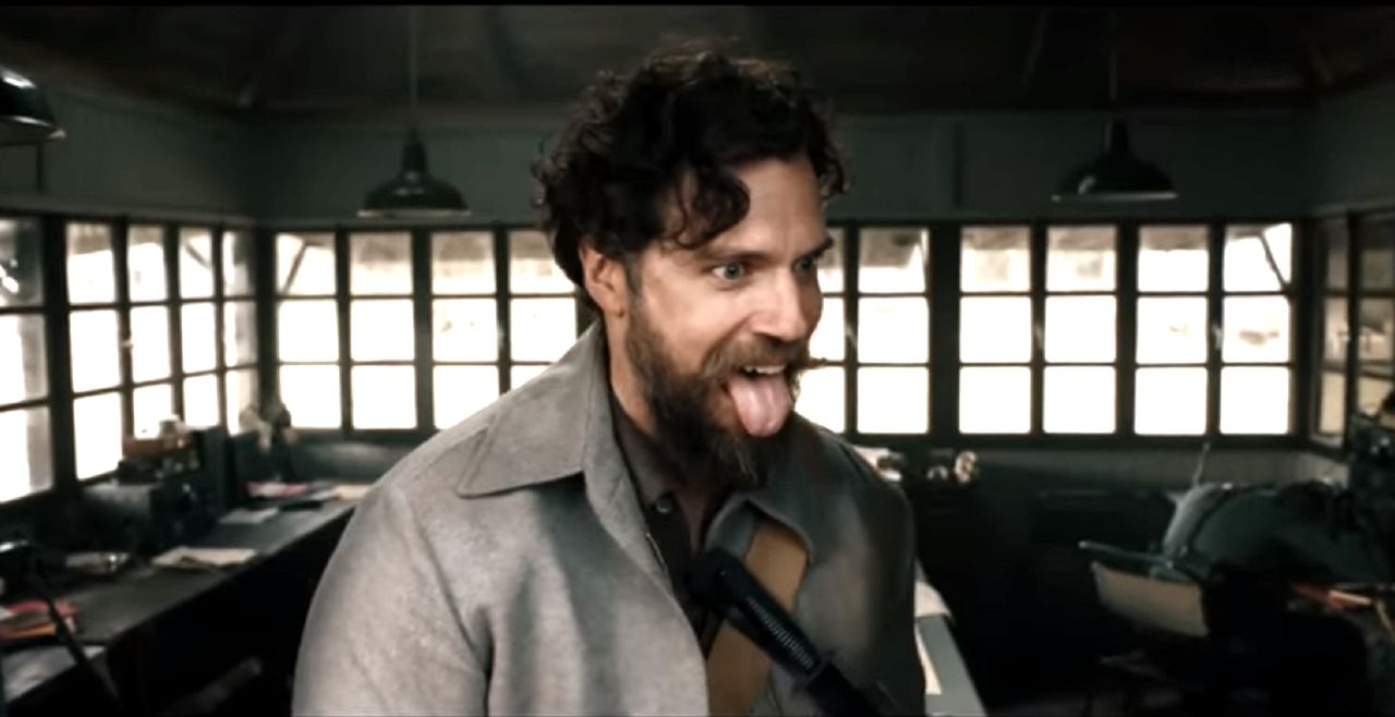 Henry Cavill in the trailer for Guy Ritchie's film "The Ministry Of Ungentlemanly Warfare"