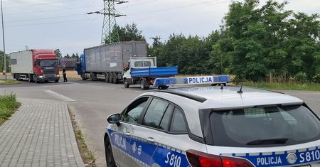 Kierowca ciężarówki z promilami