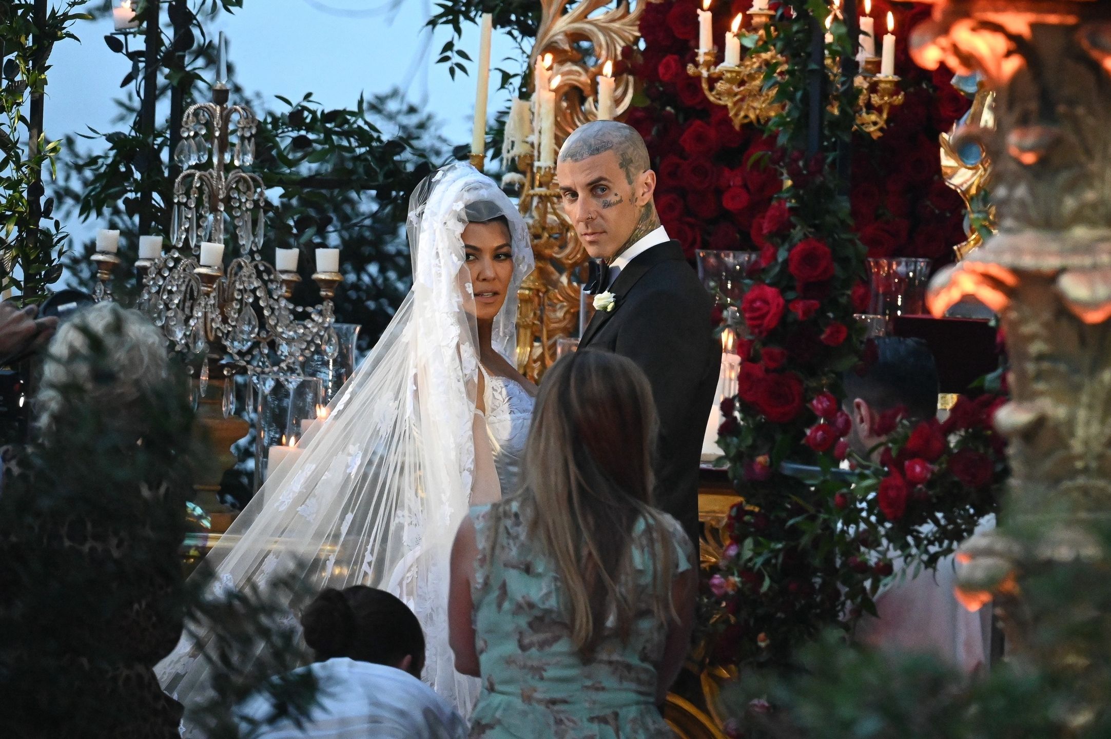 Tak wyglądał ślub Kourtney Kardashian i Travisa Barkera