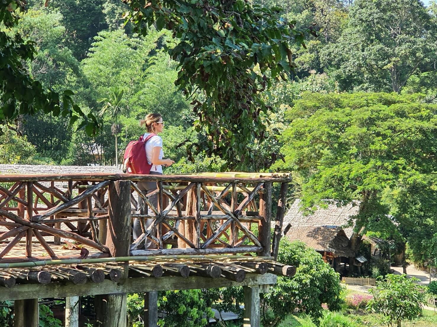 Pani Aleksandra chętnie dzieli się  wiedzą o Indiach z innymi