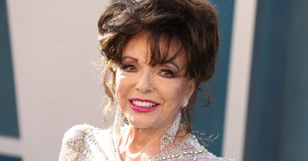 Joan Collins ma 89 lat i zachwyca. W ognistej czerwieni wygląda jak bogini