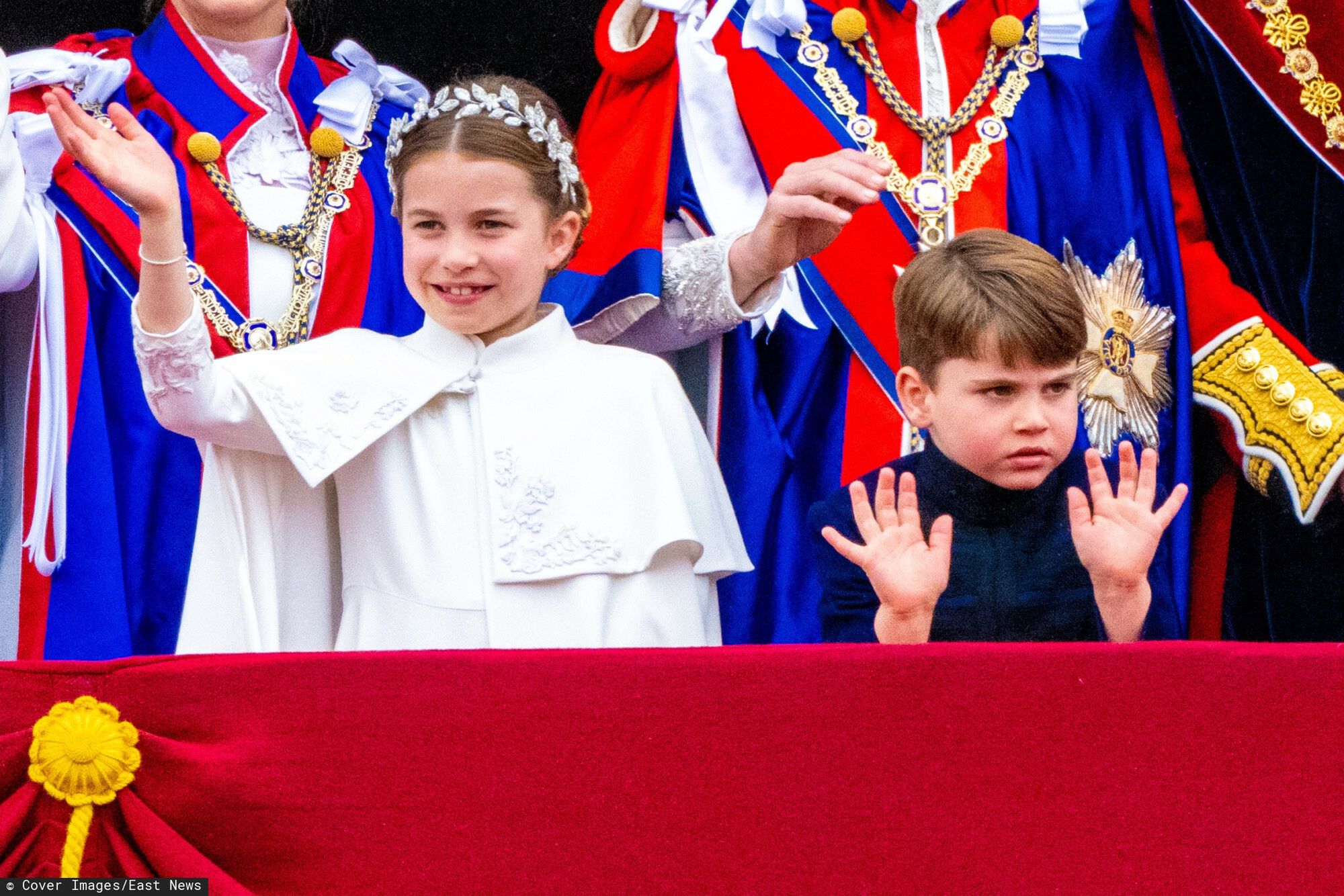 Księżniczka Charlotte i książę Louis 