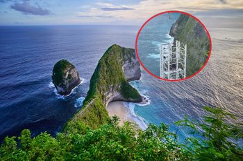 Kontrowersyjna budowa na Bali. Gigantyczna winda pod ostrzałem