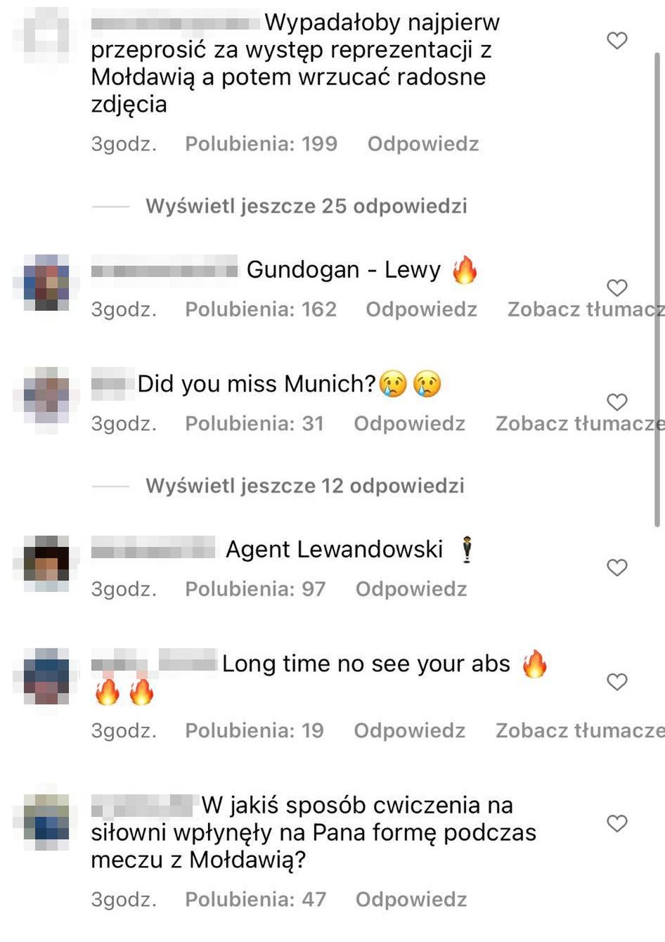 Komentarze kibiców