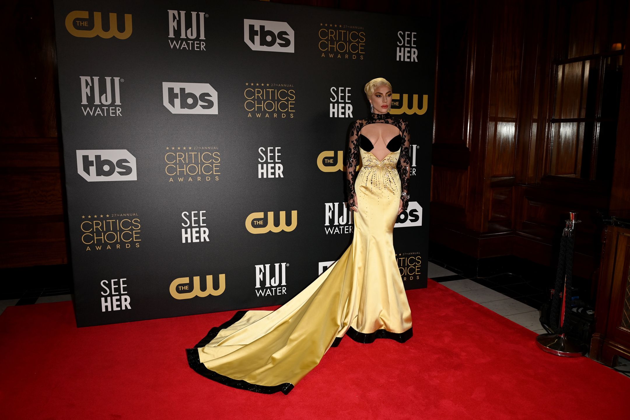 Lady Gaga na Critics Choice Awards Event w Londynie