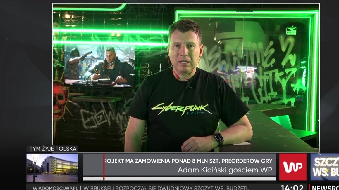 Prezes CD Projekt Adam Kiciński dostanie potężną premię za Cyberpunka.