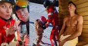 Zimowy wypad Lewandowskich: Ania ubrana w kurtkę za 1,5 tysiąca złotych ekscytuje się jeżdżącą na nartach Klarą, a Robert odpręża się w saunie (FOTO)
