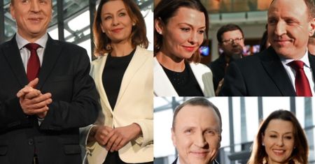 Anna Popek pozuje z Jackiem Kurskim w TVP (FOTO)