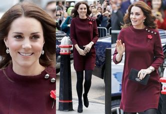 Ciężarna Kate Middleton w skromnej stylizacji za 45 tysięcy