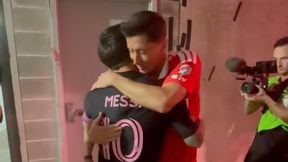 "Lewy" i Messi spotkali się przed meczem. Nagranie podbija sieć
