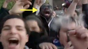 Otoczyli gwiazdora. Sceny w Paryżu. Wszystko się nagrało