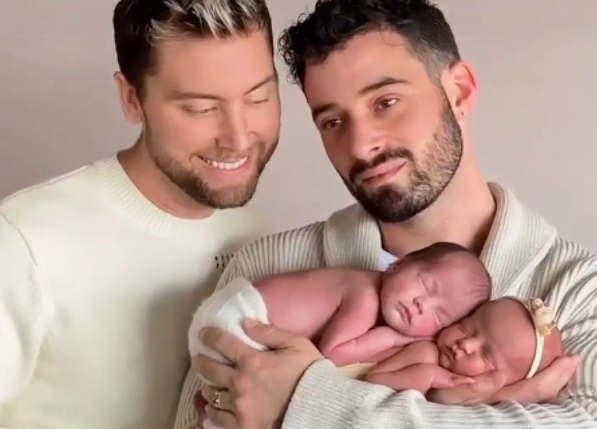 Lance Bass wychowuje z partnerem bliźnięta 