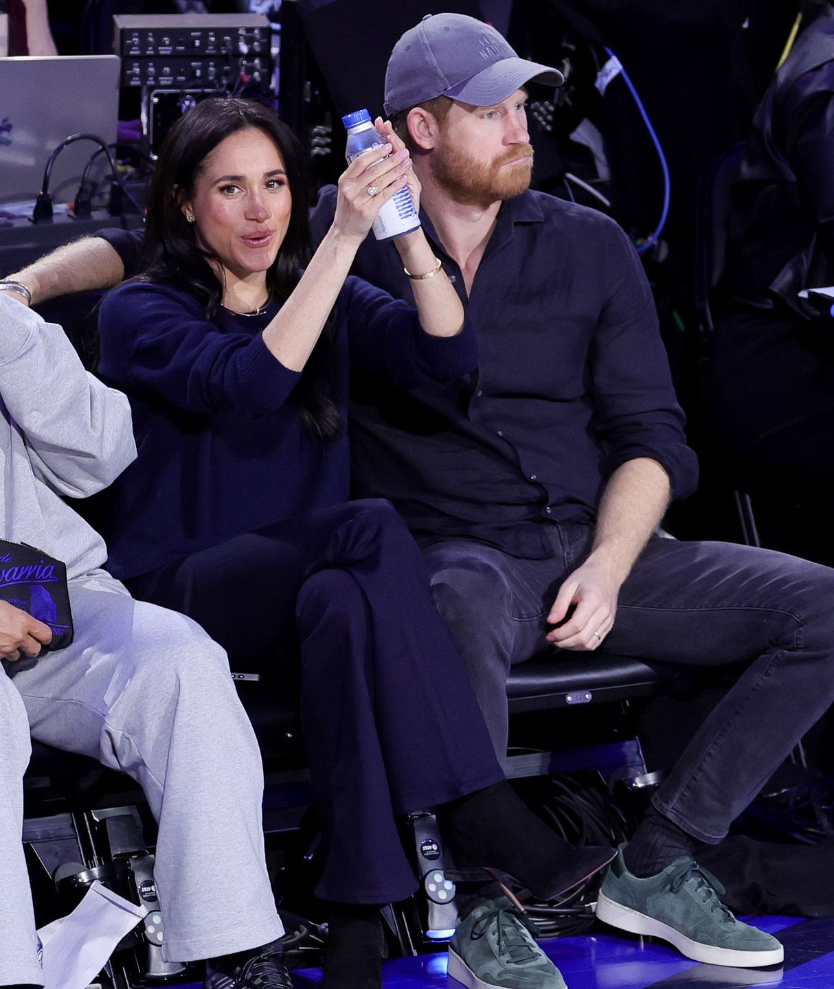 Meghan Markle i książę Harry na meczu NBA