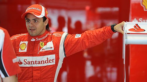 Felipe Massa w barwach Ferrari