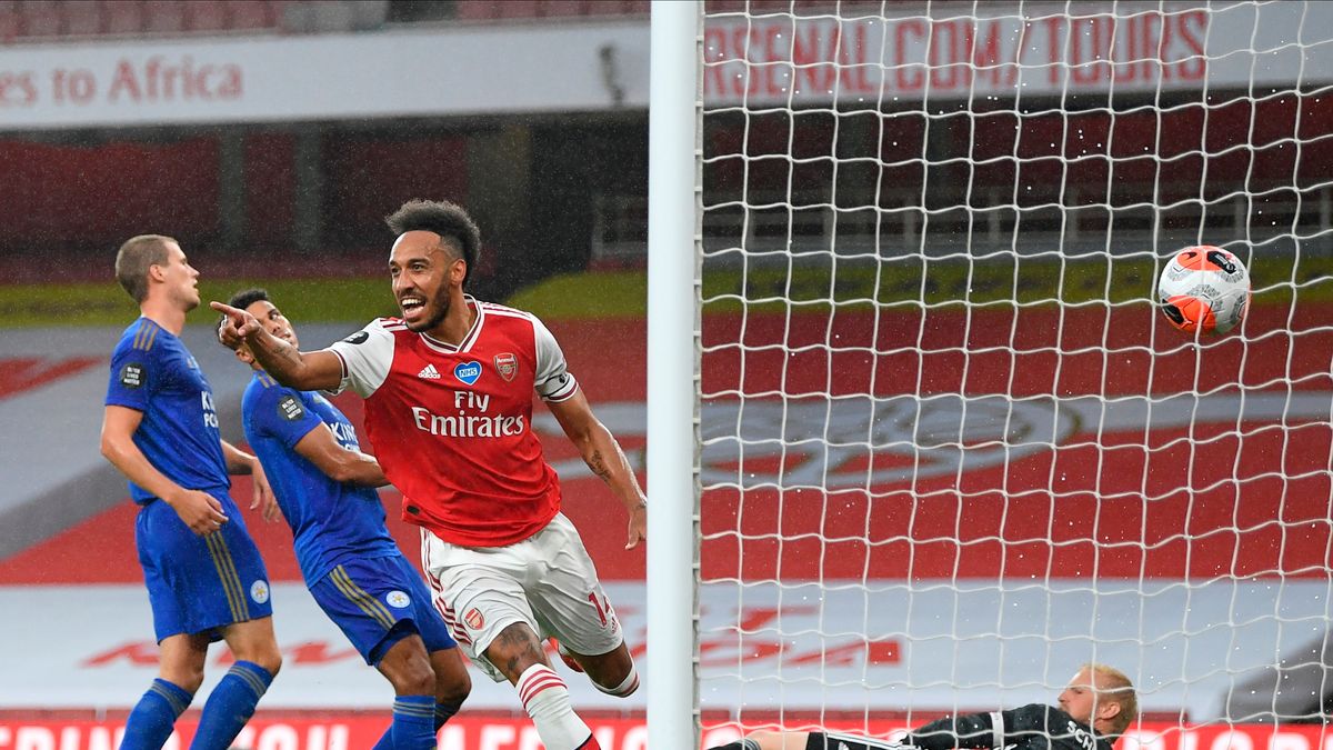 PAP/EPA / Shaun Botterill / Na zdjęciu: Pierre-Emerick Aubameyang