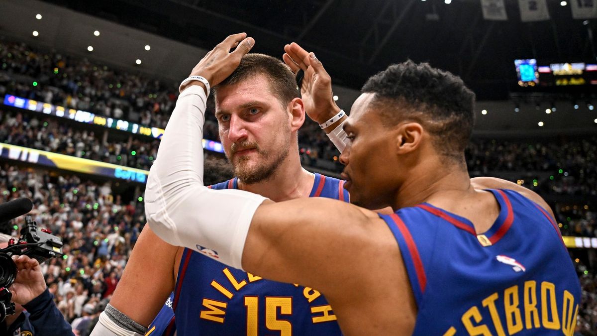 Getty Images / AAron Ontiveroz/The Denver Post / Na zdjęciu: Nikola Jokić i Russell Westbrook