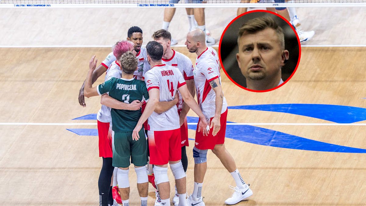 Materiały prasowe / Na zdjęciu: siatkarze reprezentacji Polski i Krzysztof Ignaczak (w kółku)