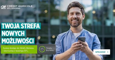 Co piąty użytkownik oferowanej przez Credit Agricole Bank Polska i Grupę EFL Stref
