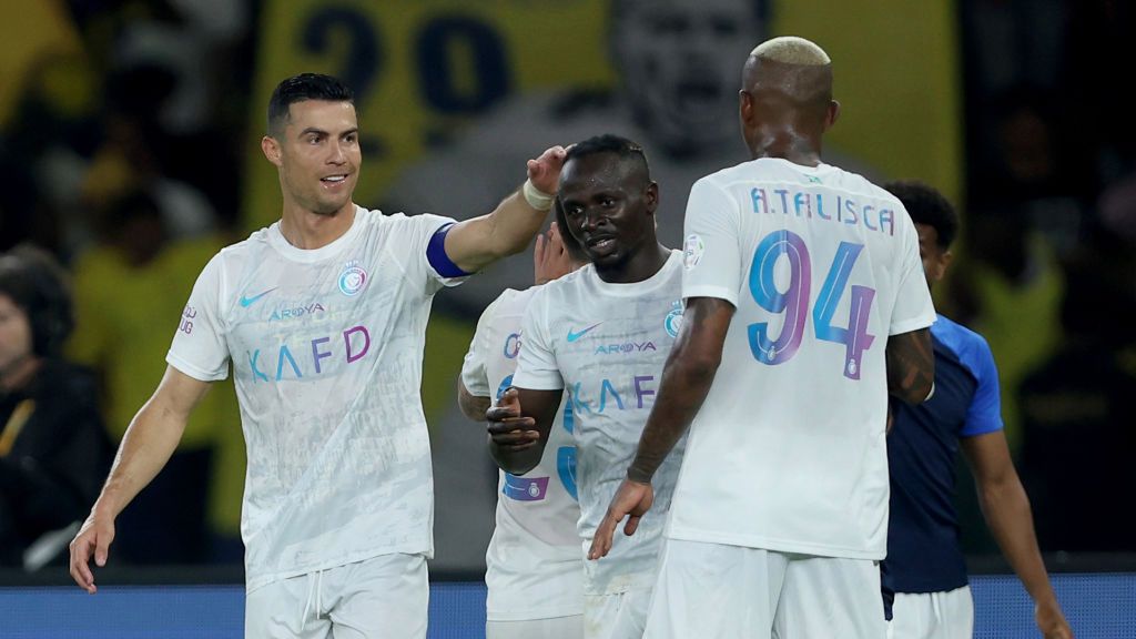 Getty Images / Yasser Bakhsh / Na zdjęciu: piłkarze Al-Nassr