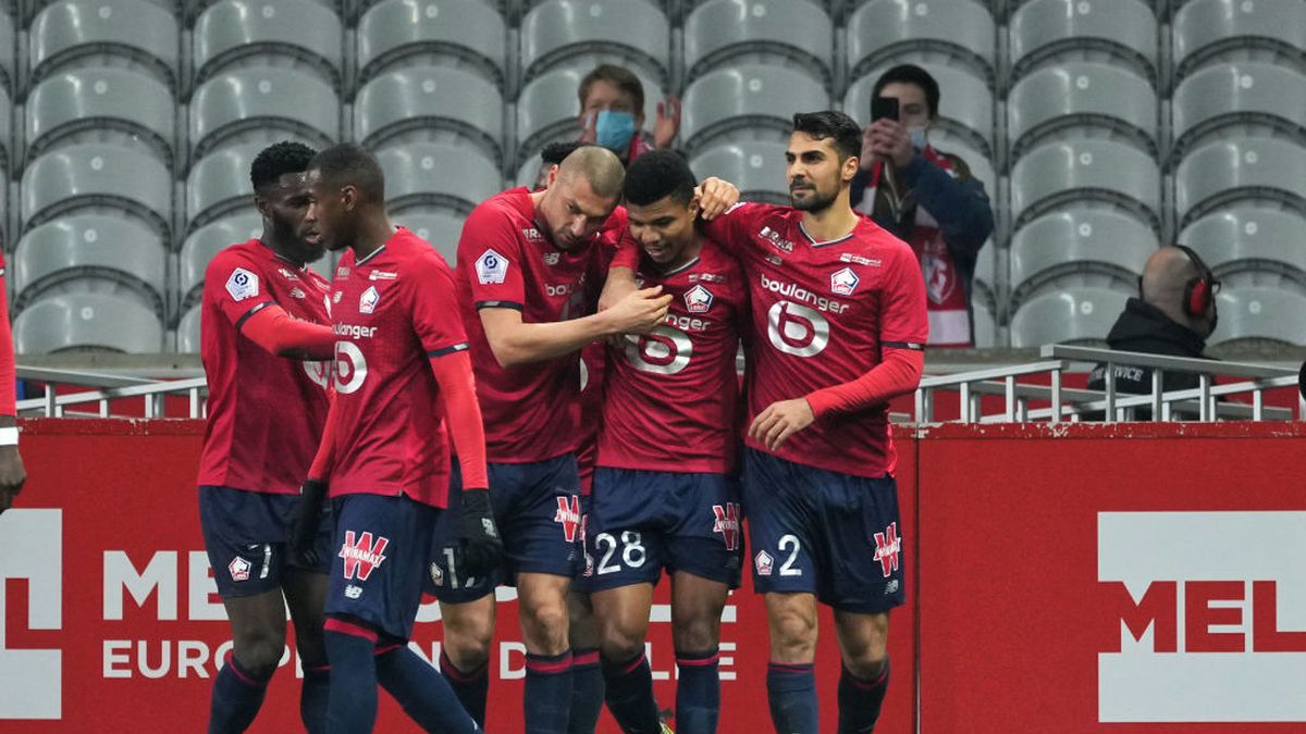Zdjęcie okładkowe artykułu: Getty Images /  Sylvain Lefevre / Na zdjęciu: radość piłkarzy Lille OSC